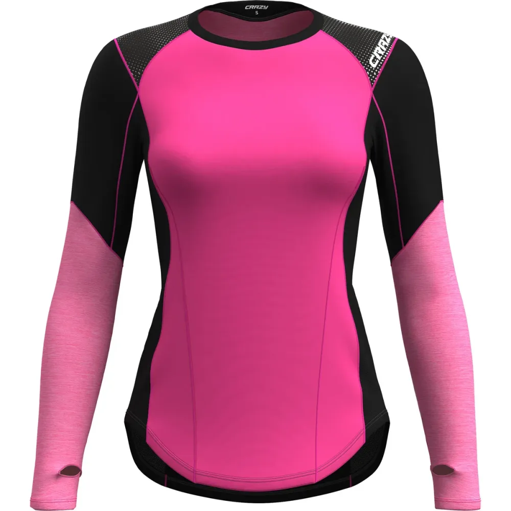 Crazy Damen Shot Longsleeve
