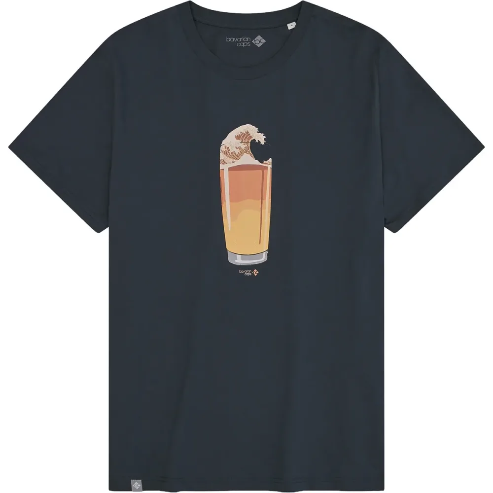 Bavarian Caps Herren Bierwelle T-Shirt