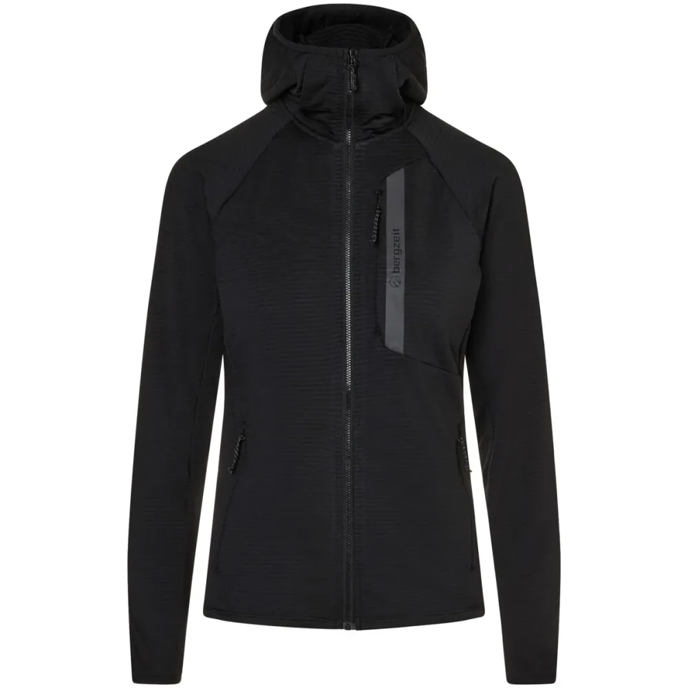 Bergzeit Basics Damen Allalinhorn Fleece Hoodie Jacke