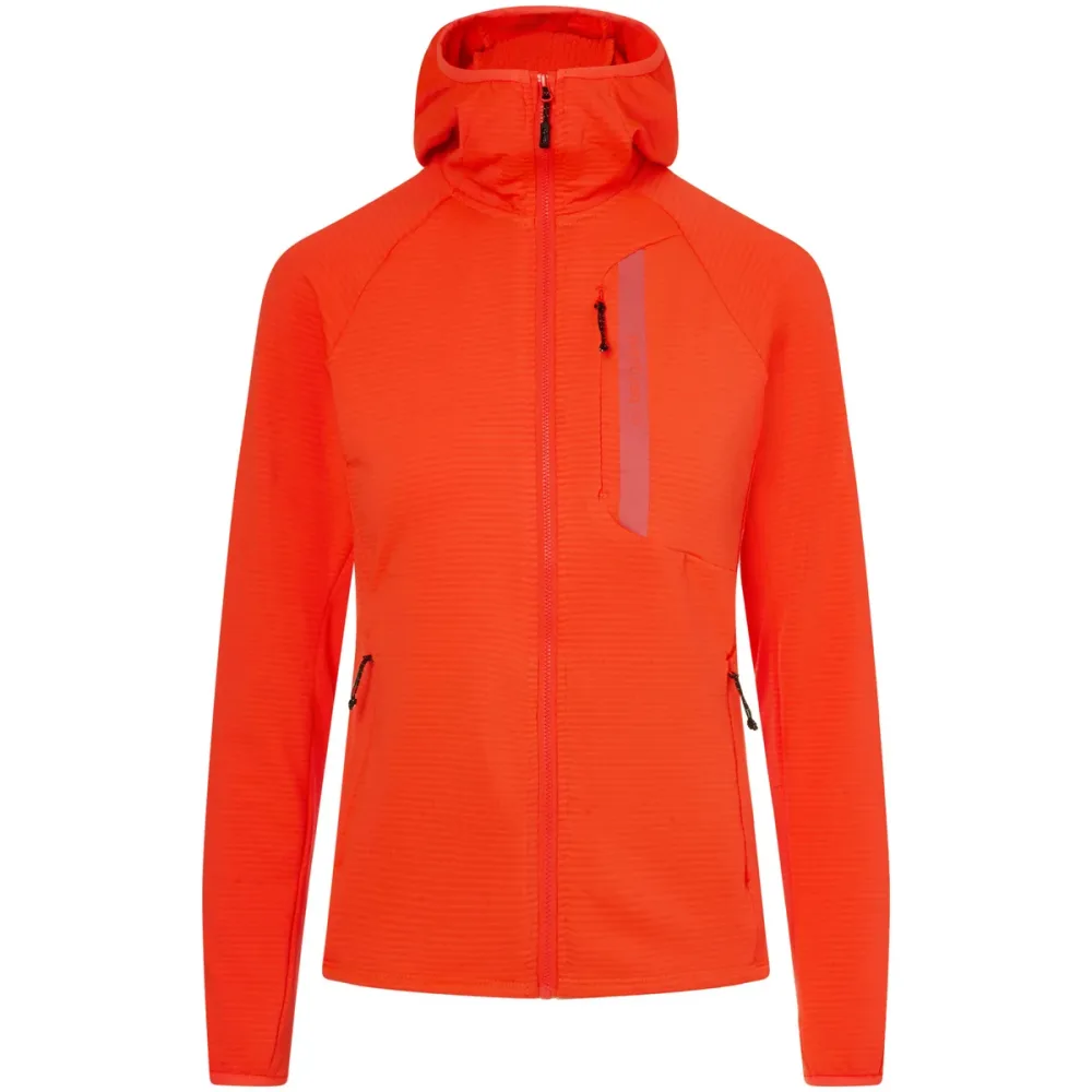 Bergzeit Basics Damen Allalinhorn Fleece Hoodie Jacke