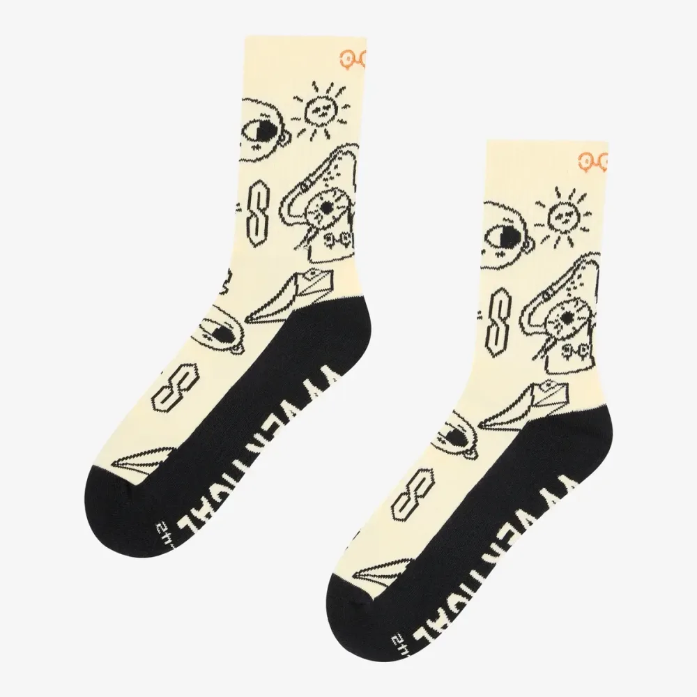 YY Vertical Climber Doodle Socken
