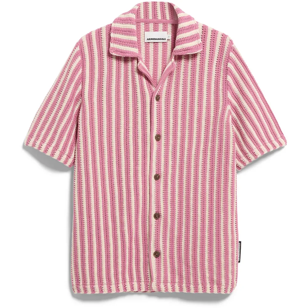 Armedangels Herren Striped Knit Hemd