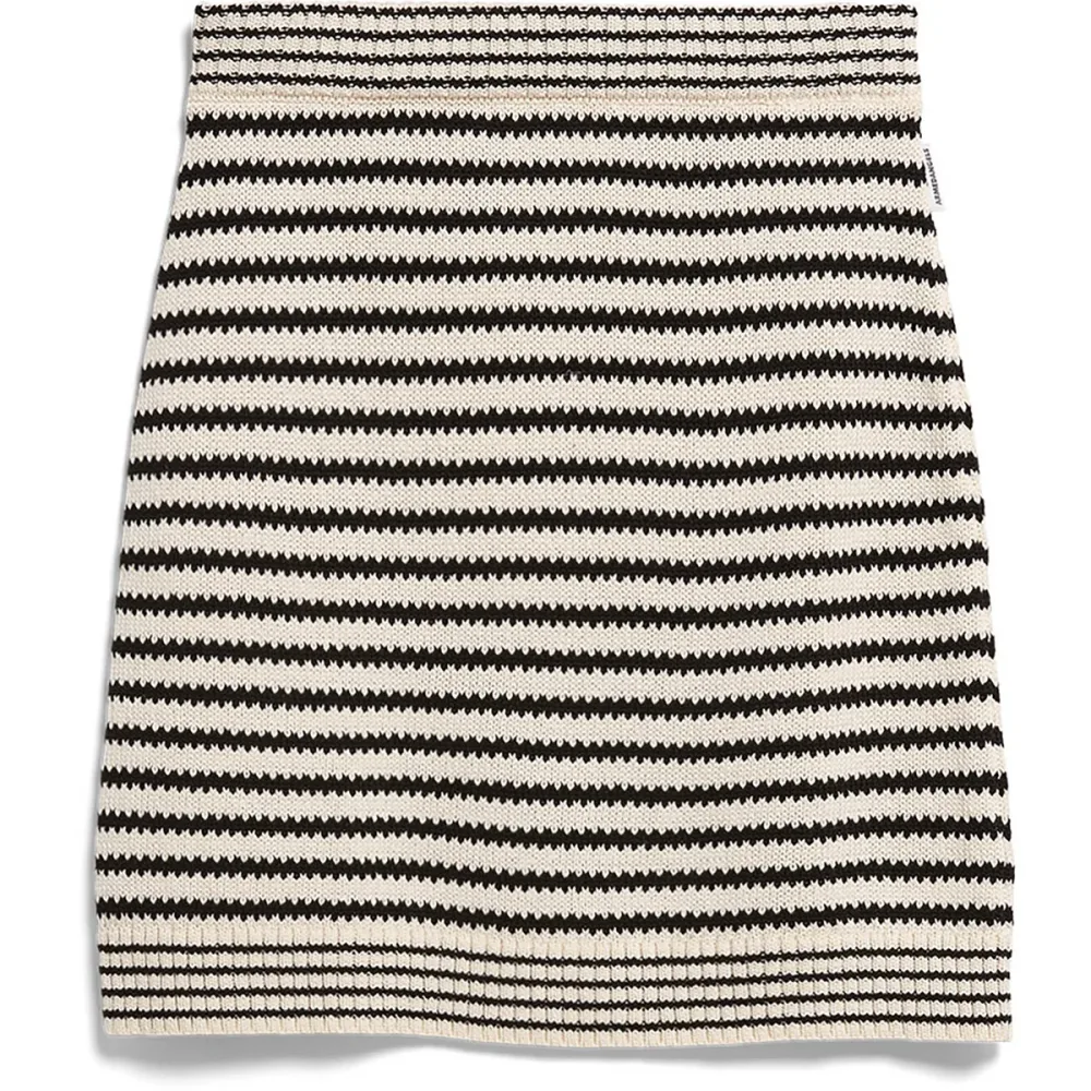 Armedangels Damen Stripe Mini Knit Rock
