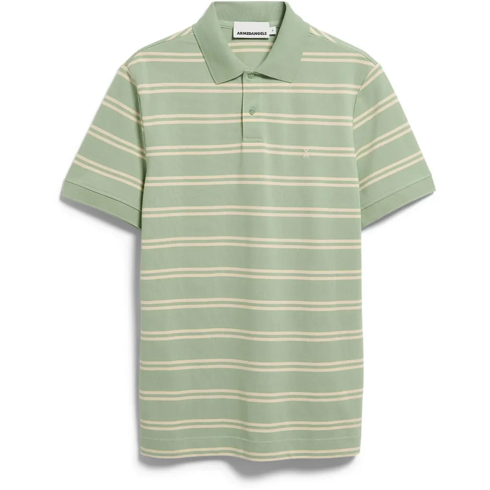 Armedangels Herren Striped Polo T-Shirt
