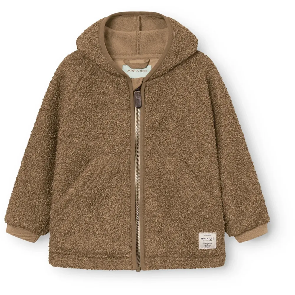 Mini A Ture Kinder Matliff Teddyfleece Jacke