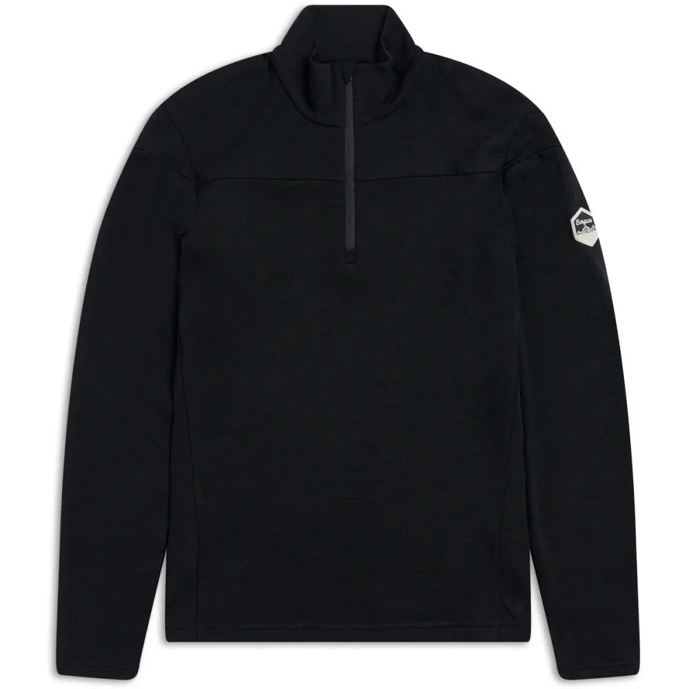 Bergans Damen Inner:Dual Merino Half Zip Longsleeve