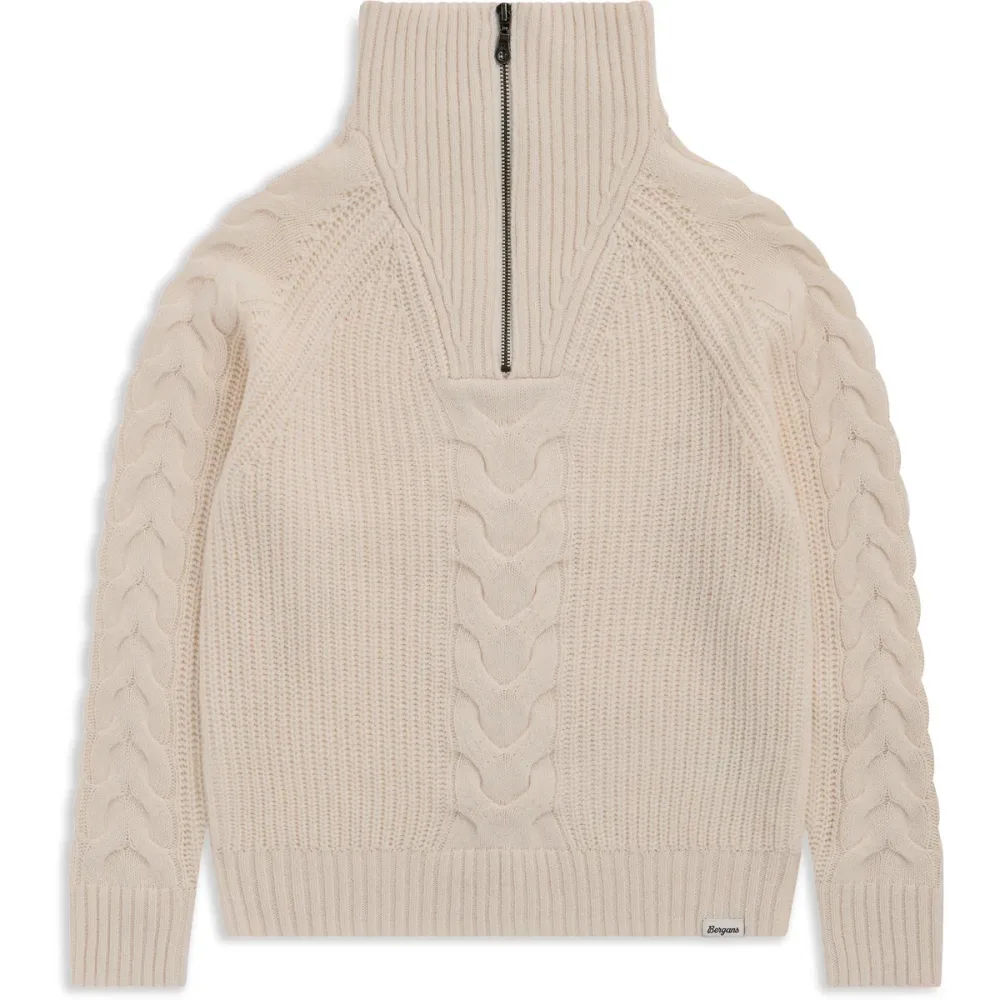 Bergans Damen Milde Knitted Wool Half Zip Pullover