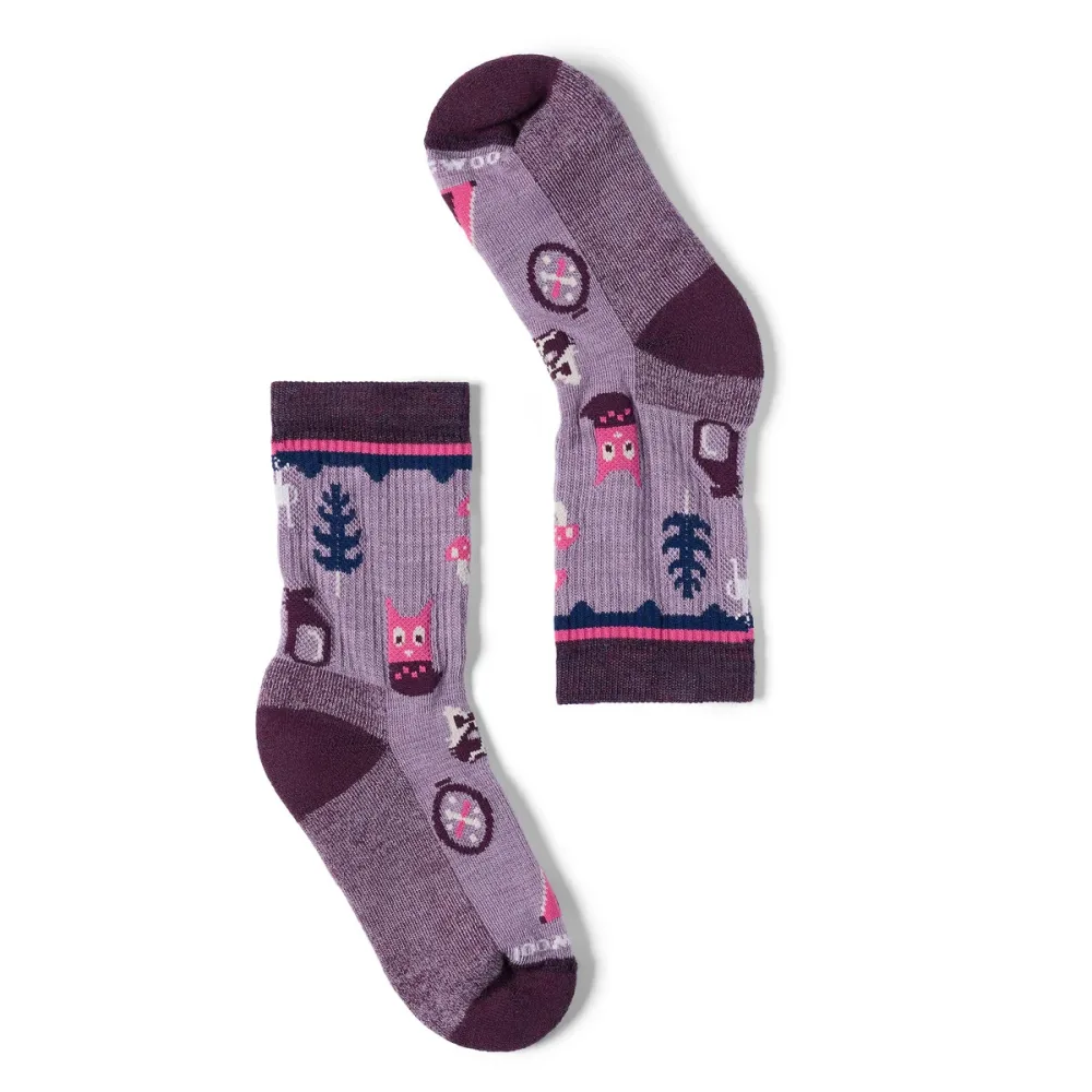 Smartwool Kinder Hike Light Cushion Critter Cache Socken