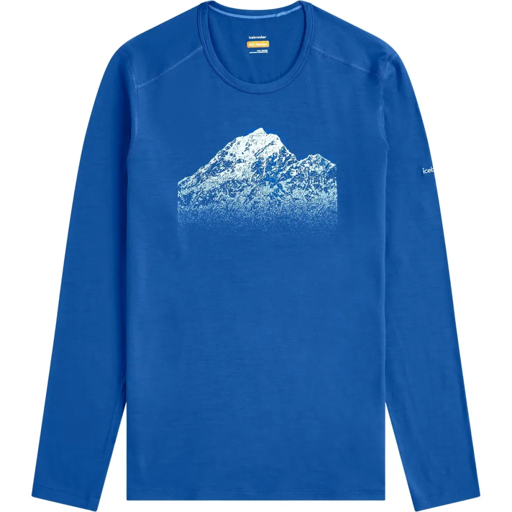 Icebreaker Herren Merino 200 Oasis Rising Light Longsleeve
