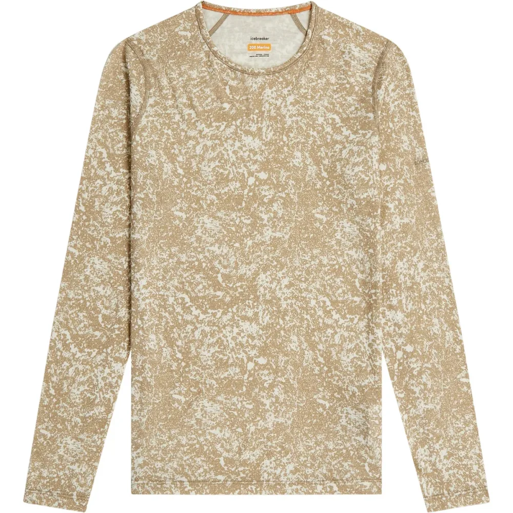 Icebreaker Damen Merino 200 Oasis Moss Bloom AOP Longsleeve