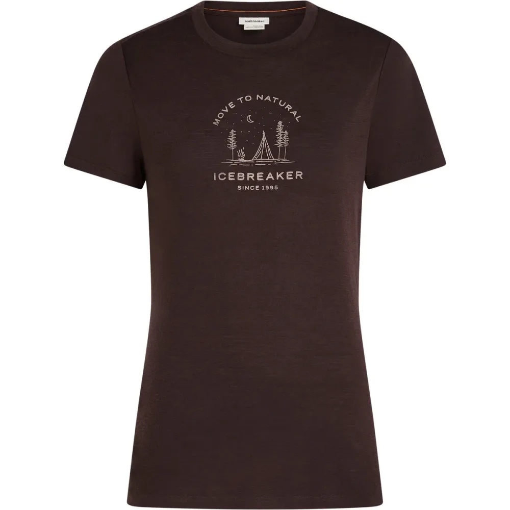 Icebreaker Damen Merino 150 Tech Lite Peaceful Pass T-Shirt