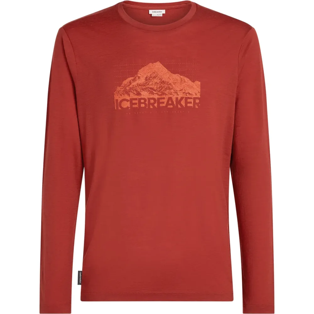 Icebreaker Herren Merino 150 Tech Lite Aoraki Explorer Longsleeve