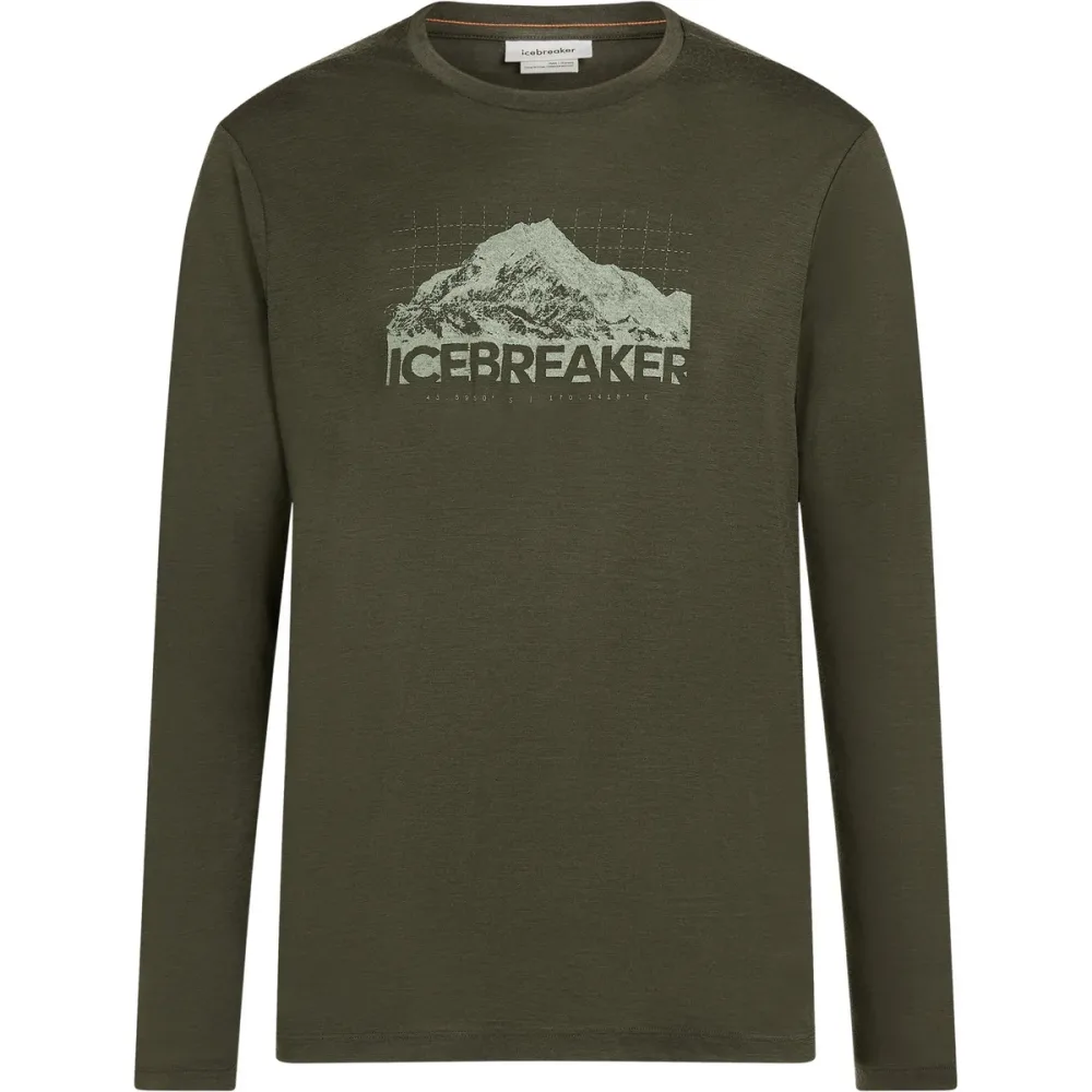 Icebreaker Herren Merino 150 Tech Lite Aoraki Explorer Longsleeve
