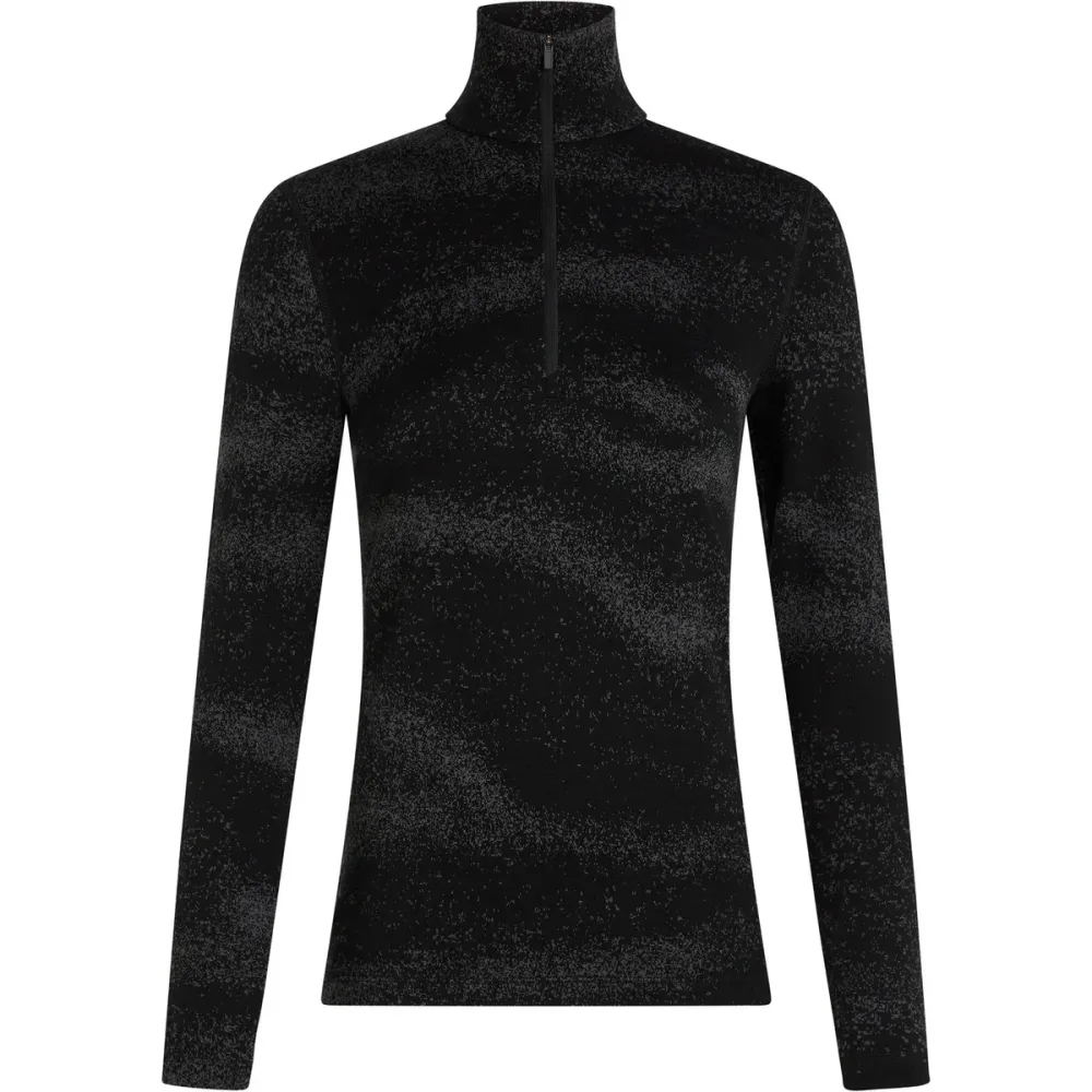 Icebreaker Damen 260 Oasis Vertex Half Zip Chillwave Longsleeve