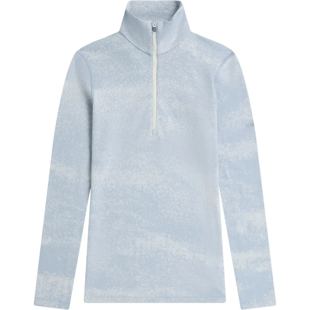 Icebreaker Damen 260 Oasis Vertex Half Zip Chillwave Longsleeve