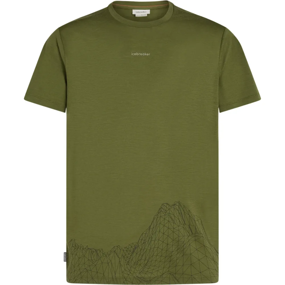 Icebreaker Herren Merino 150 Tech Lite 3D Mapping T-Shirt