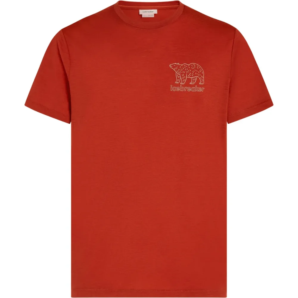 Icebreaker Herren Merino 150 Tech Lite Forest Footsteps T-Shirt