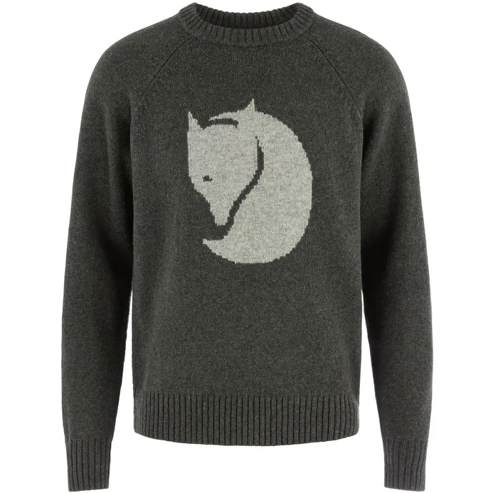 Fjällräven Herren Fjällräven Logo Knit Pullover