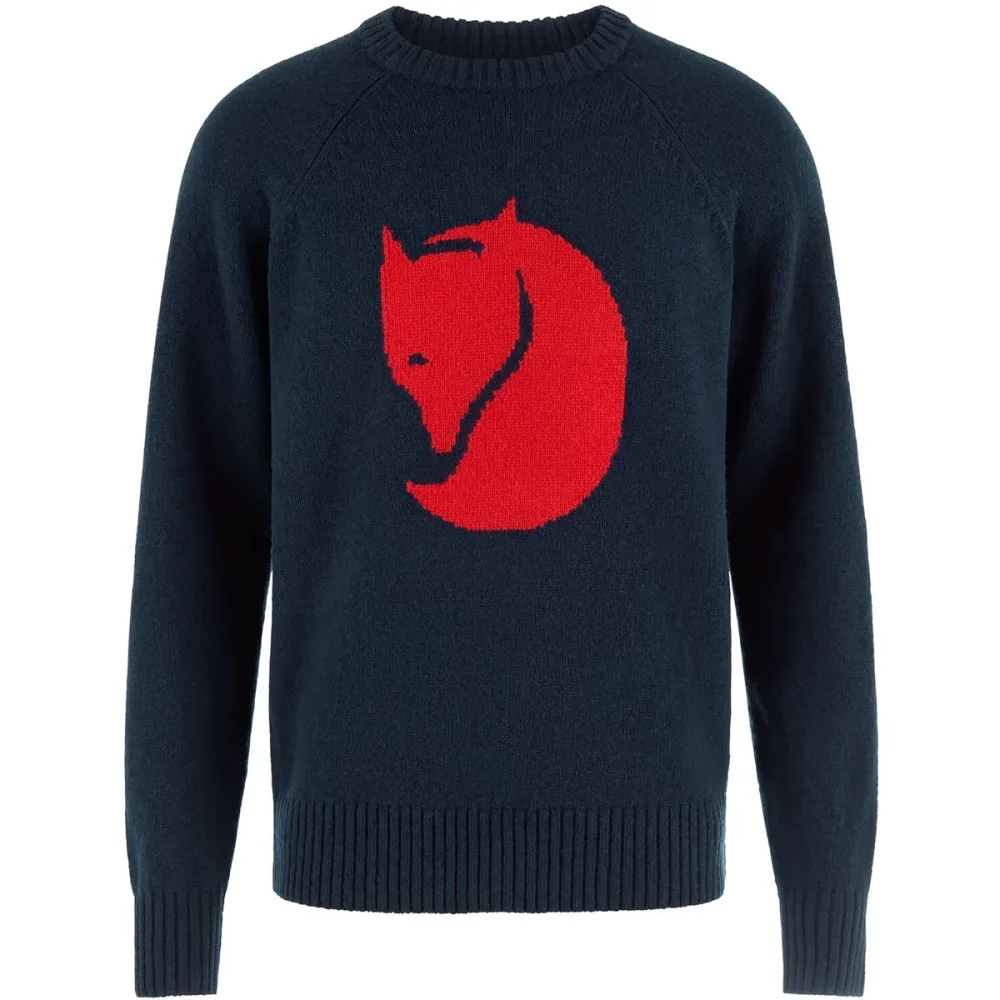 Fjällräven Herren Fjällräven Logo Knit Pullover