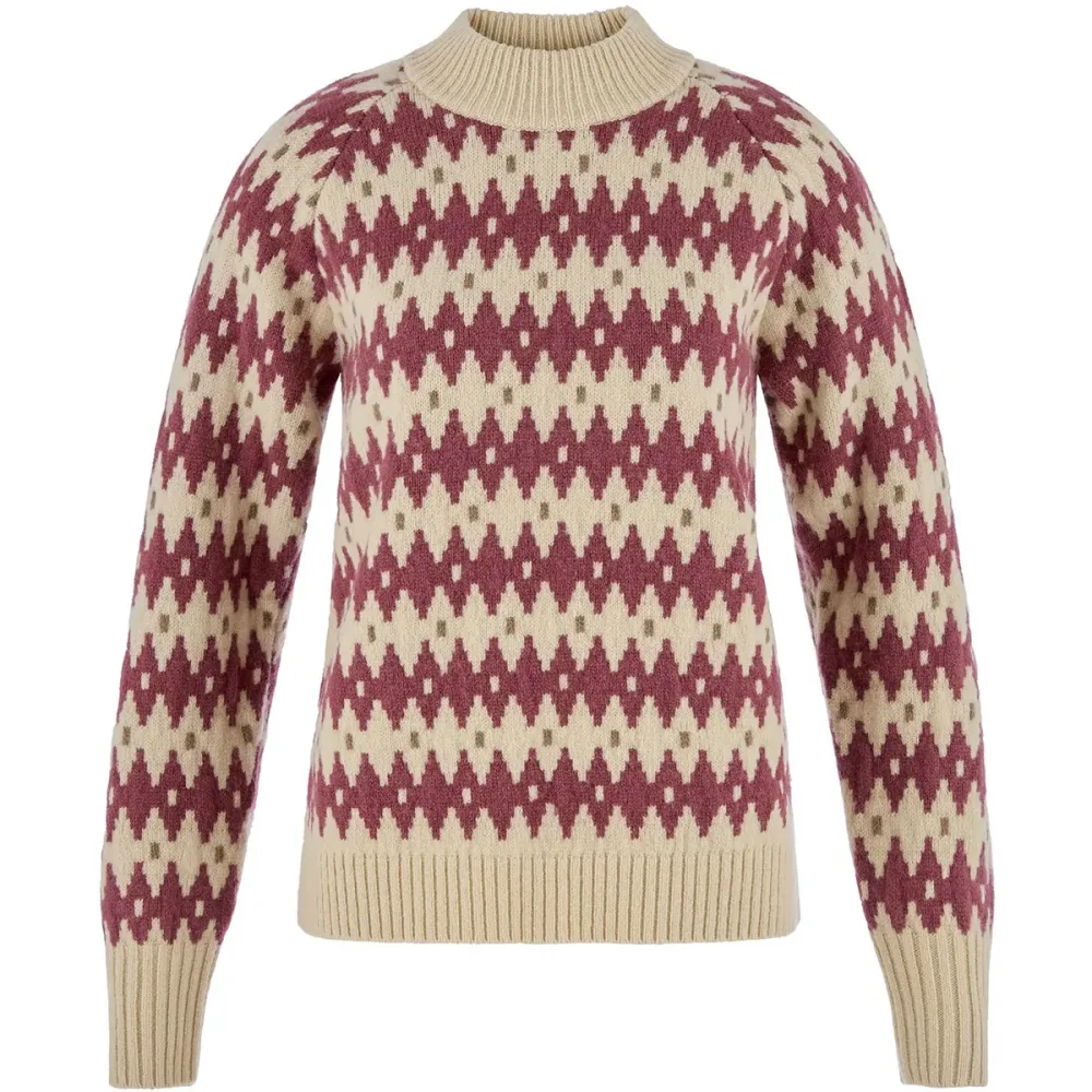Fjällräven Damen Övik Jacquard Knit Pullover