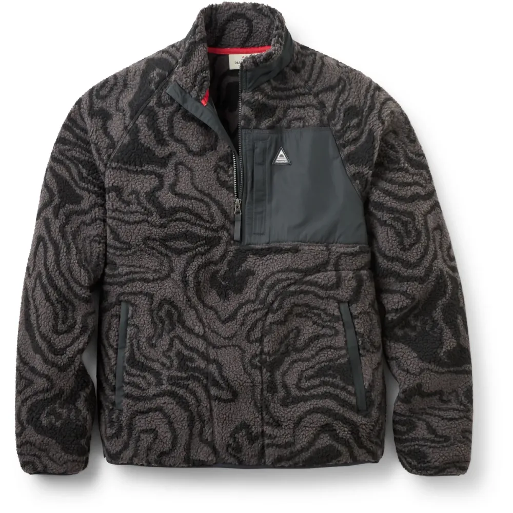 Passenger Herren Offroad 2.0 Sherpa 1/2 Zip Fleece Jacke