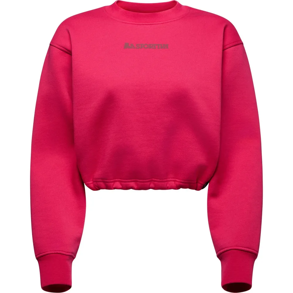 La Sportiva Damen Heritage Logo Crop Pullover