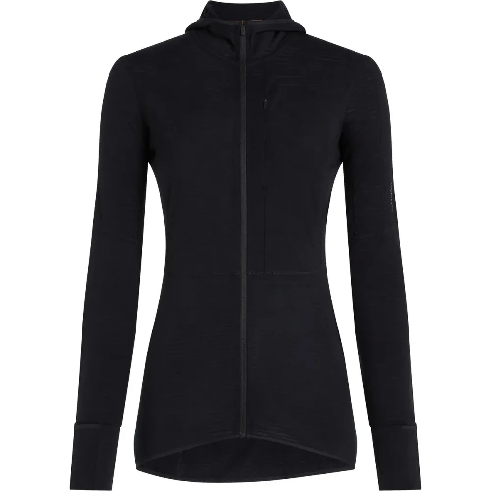 Icebreaker Damen 300 RealFleece Descender Hoodie Jacke