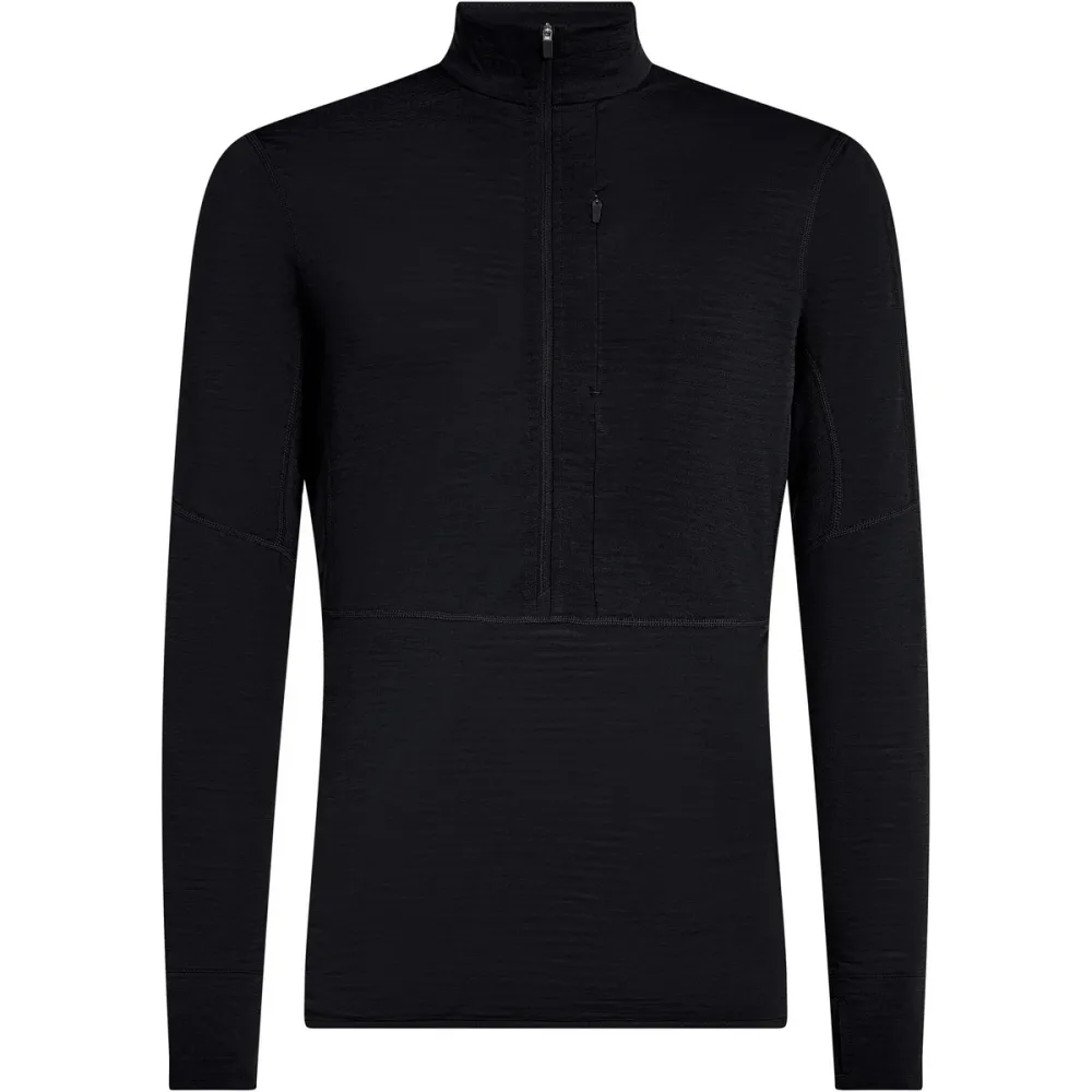 Icebreaker Herren 200 RealFleece Descender Half Zip Longsleeve