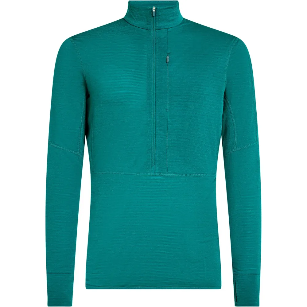 Icebreaker Herren 200 RealFleece Descender Half Zip Longsleeve