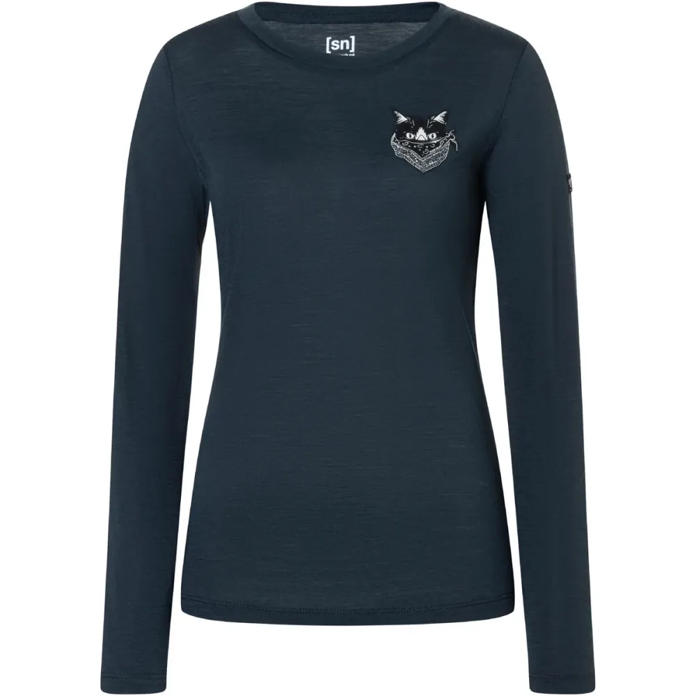Super.Natural Damen Bandito Cat Longsleeve