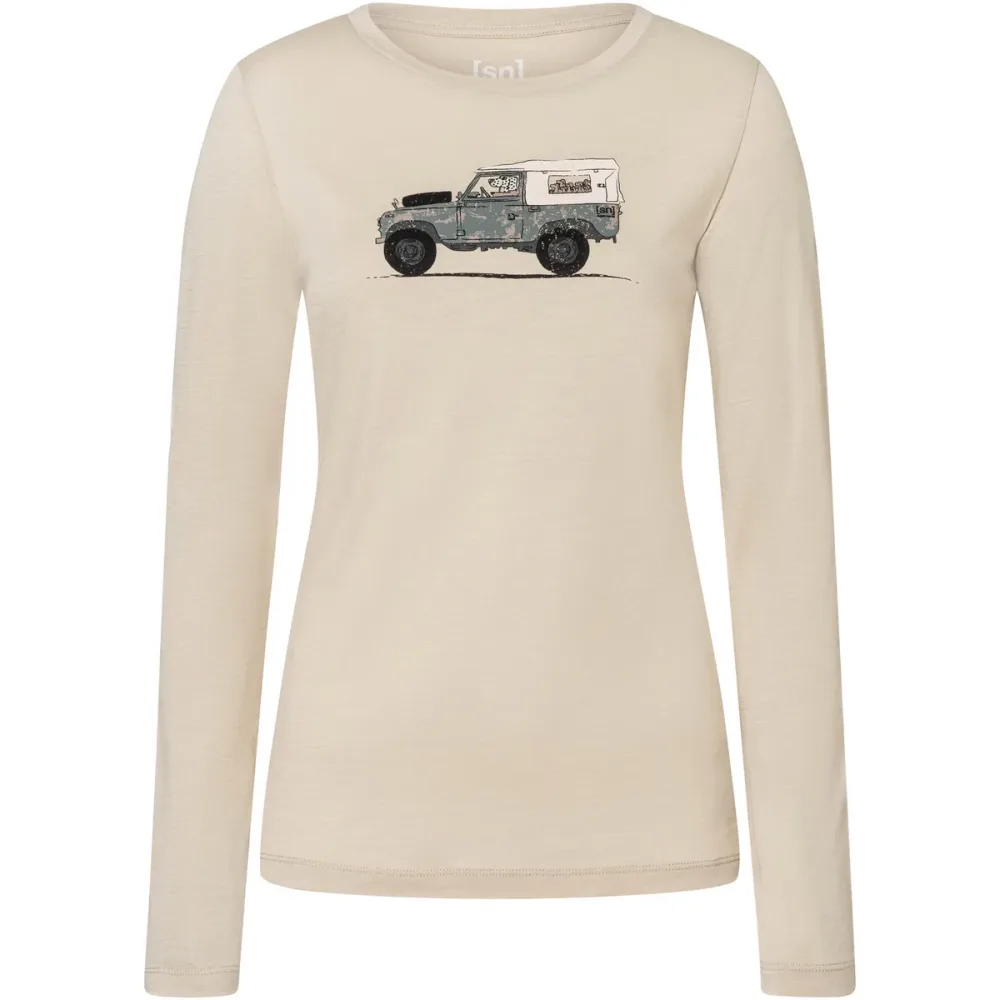 Super.Natural Damen Dog Excursion Longsleeve
