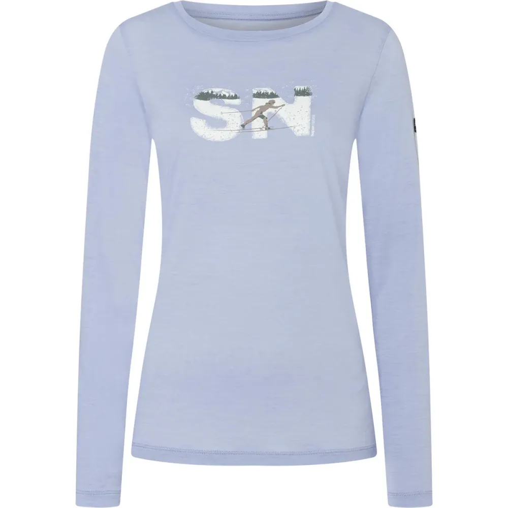 Super.Natural Damen Cross Country Logo Longsleeve