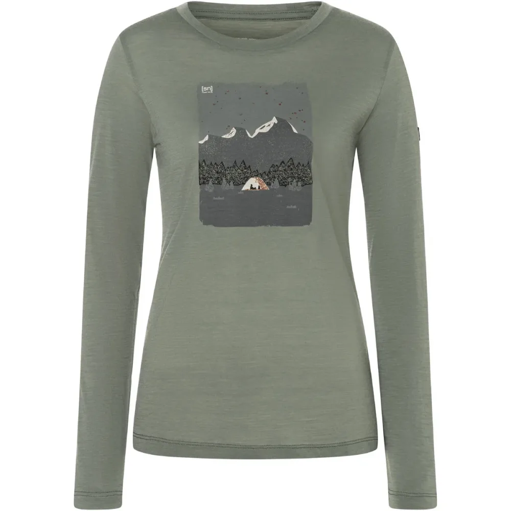Super.Natural Damen Outdoor Night Longsleeve