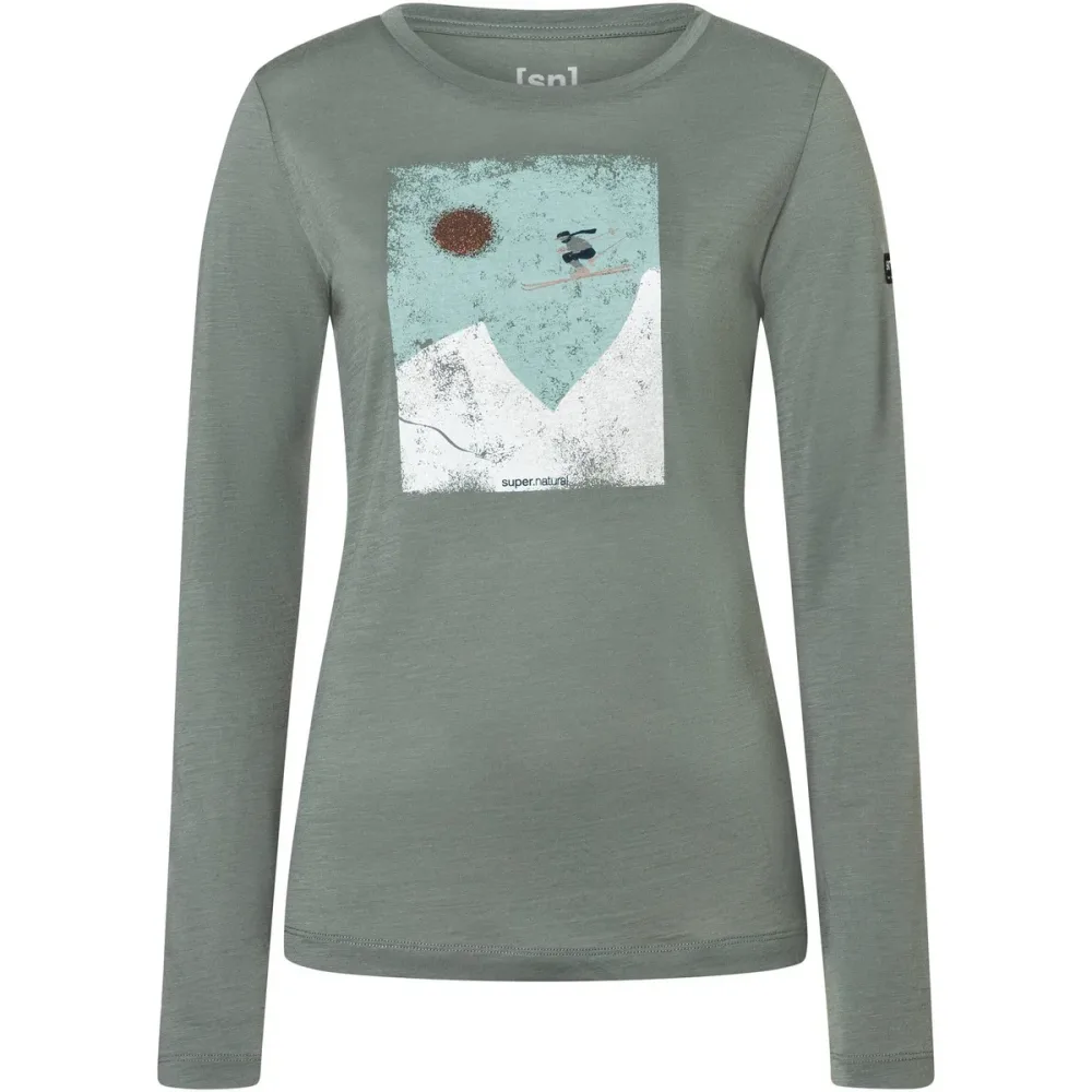 Super.Natural Damen Ski Jump Longsleeve