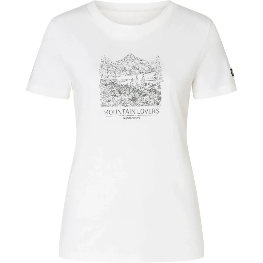 Super.Natural Damen Mountain Lovers Bio C T-Shirt