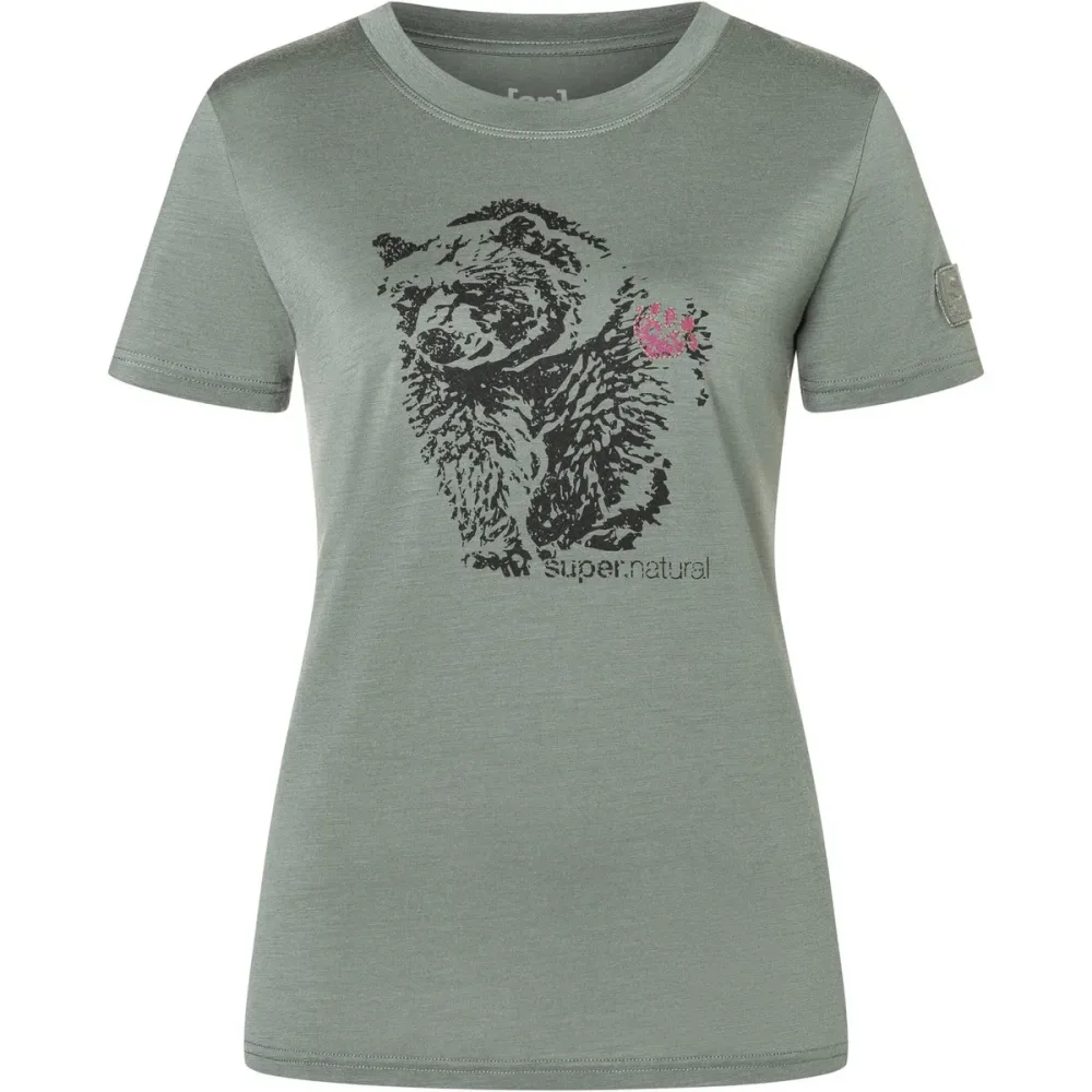 Super.Natural Damen Brownie The Bear Bio J T-Shirt