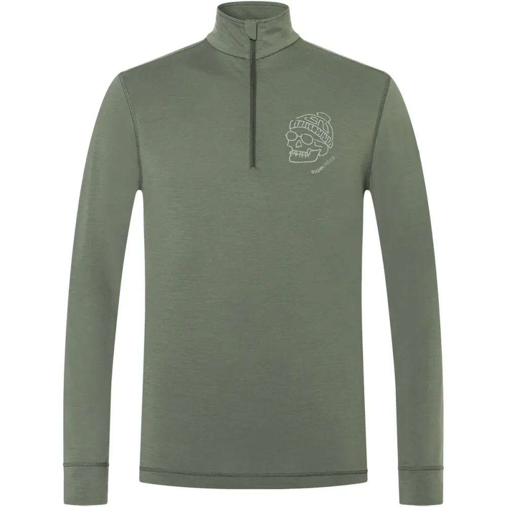 Super.Natural Herren Tundra175 Frosty 1/4 Zip Longsleeve