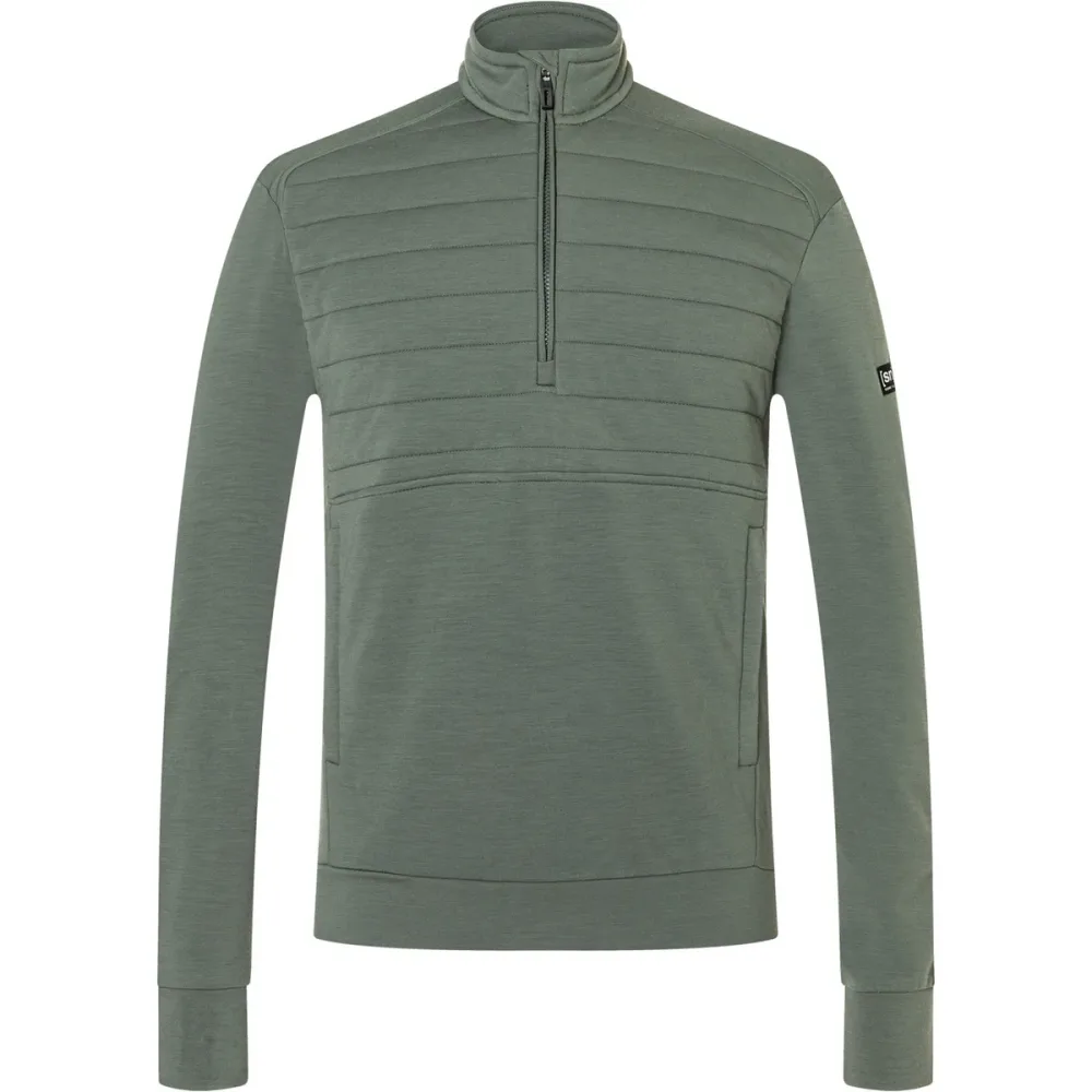 Super.Natural Herren Padded Zip Turtleneck Pullover