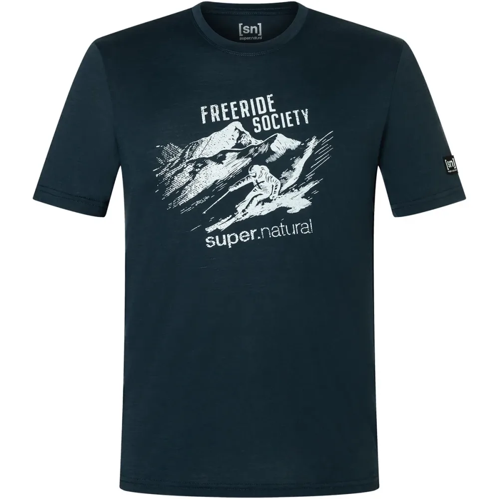 Super.Natural Herren Freeride Society T-Shirt