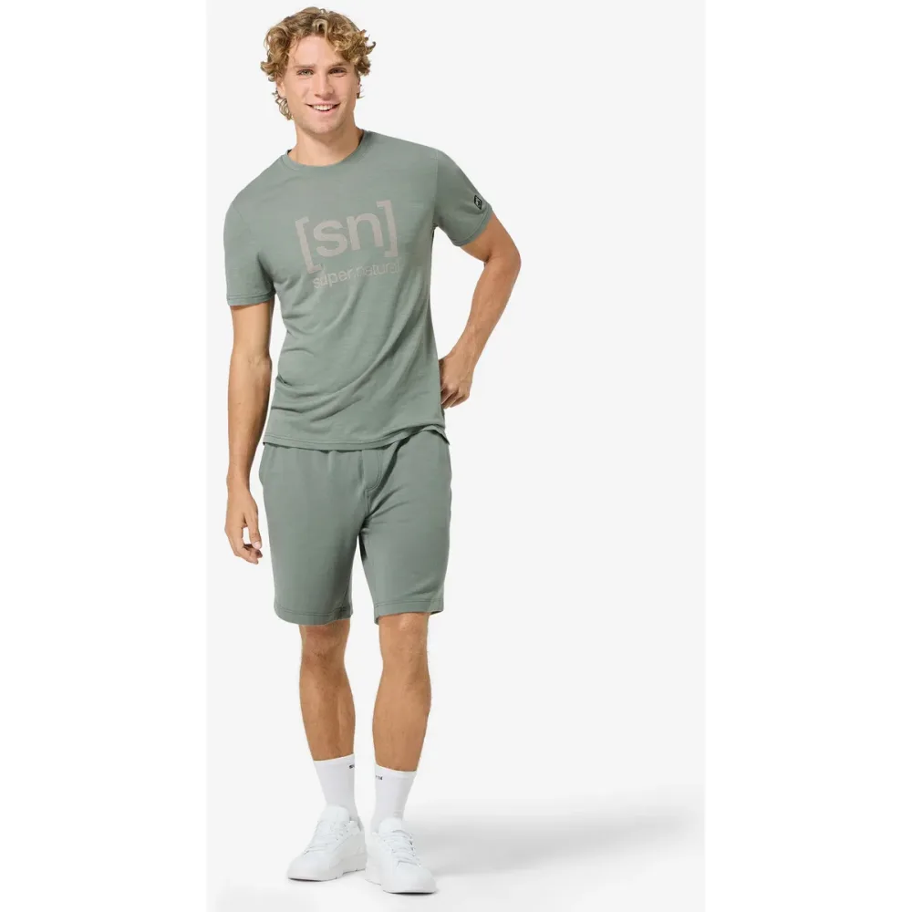 Super.Natural Herren Denim Logo T-Shirt