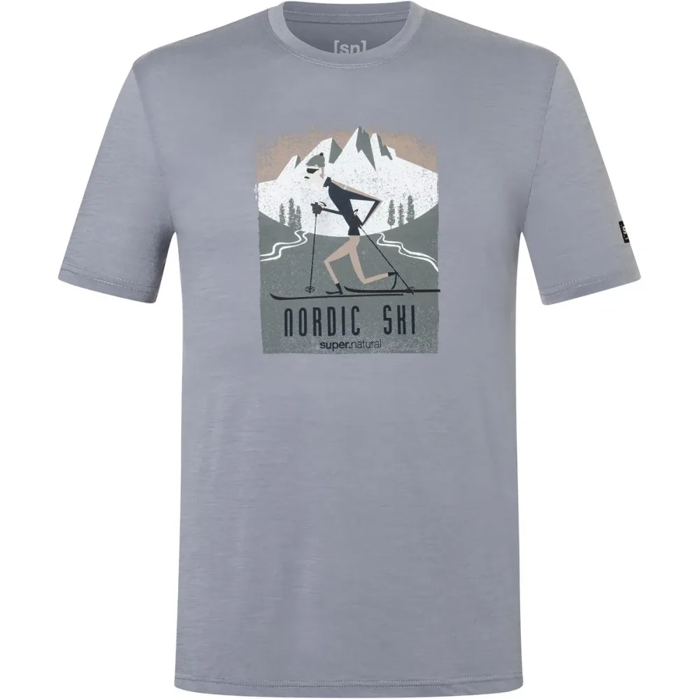 Super.Natural Herren Nordic Ski T-Shirt