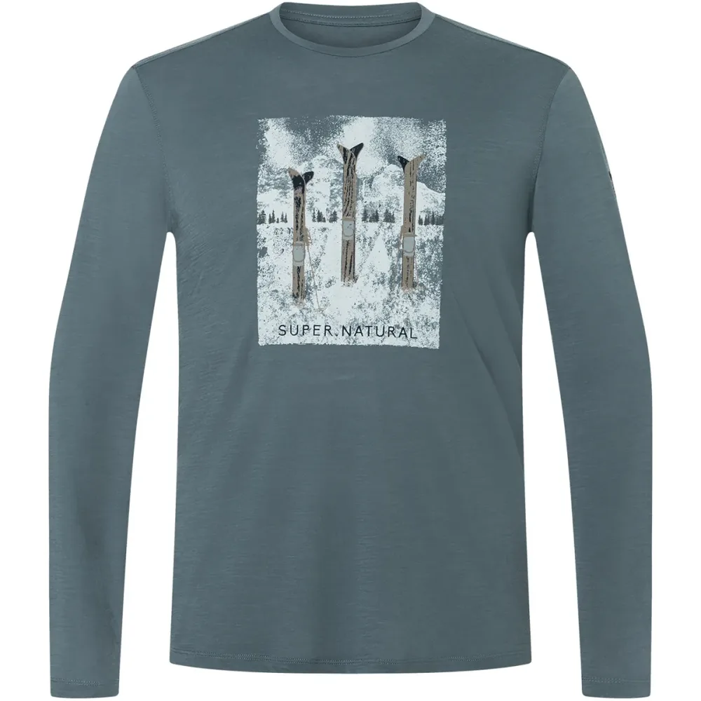 Super.Natural Herren Triple Ski Longsleeve