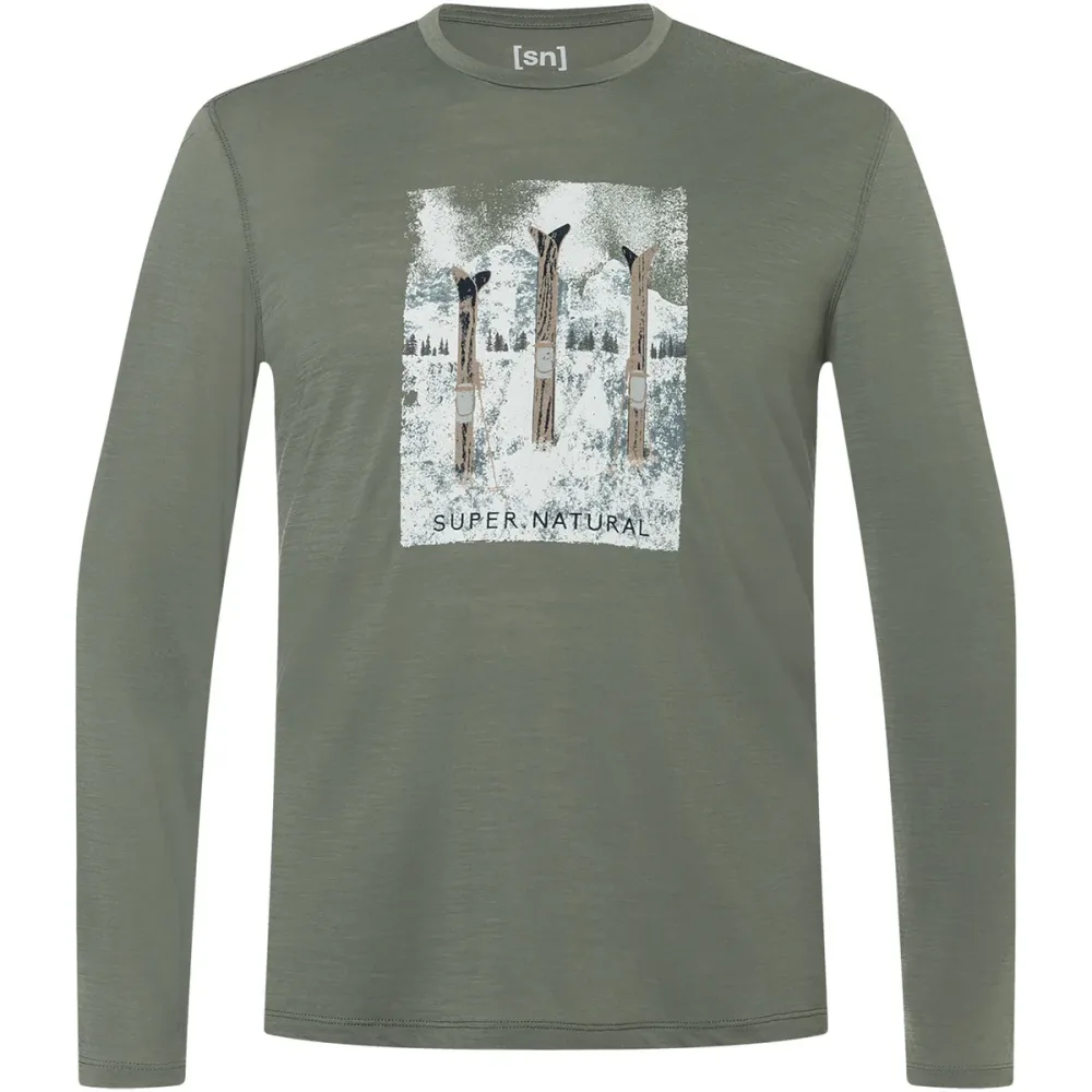 Super.Natural Herren Triple Ski Longsleeve