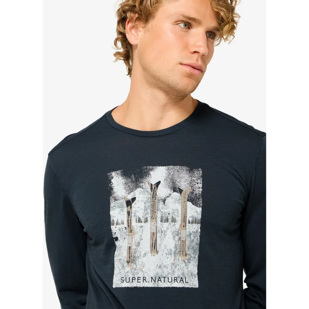 Super.Natural Herren Triple Ski Longsleeve