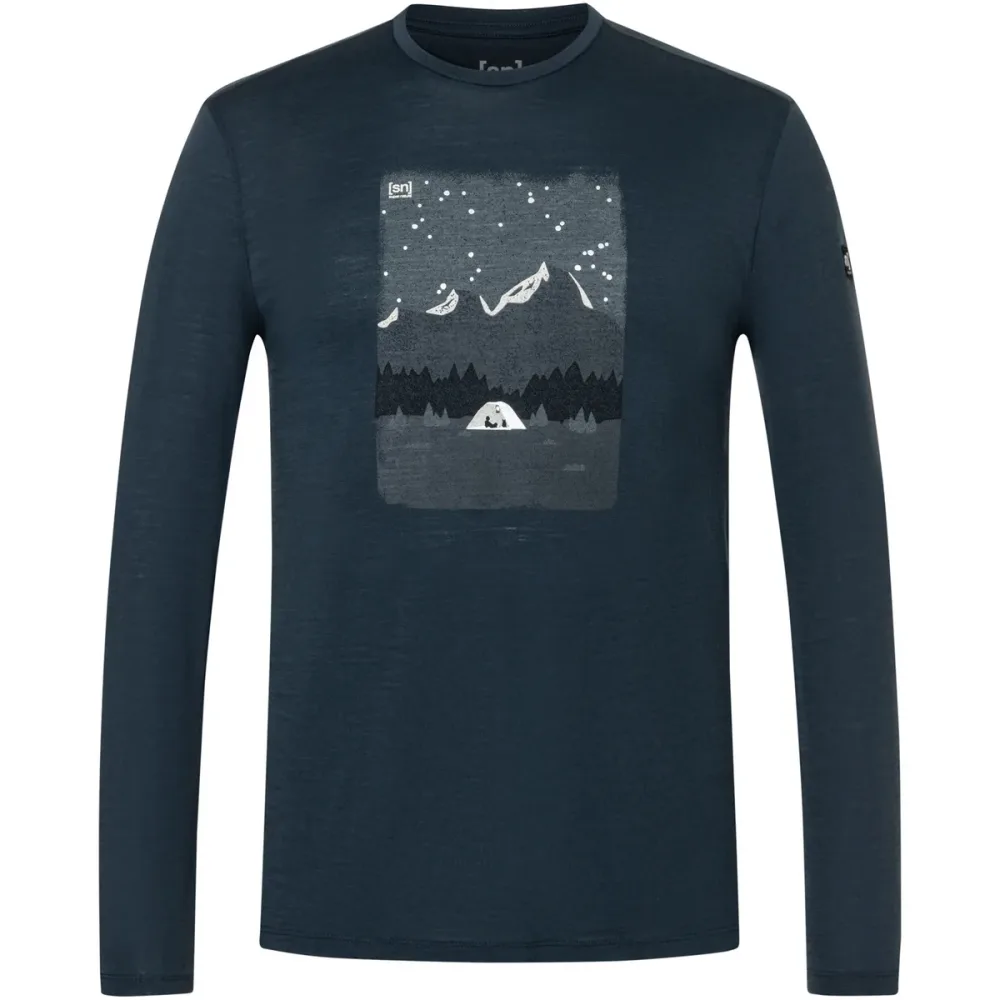 Super.Natural Herren Outdoor Nights Longsleeve