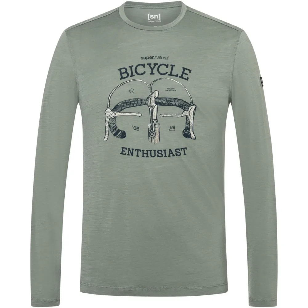 Super.Natural Herren Bike Enthusiast Longsleeve