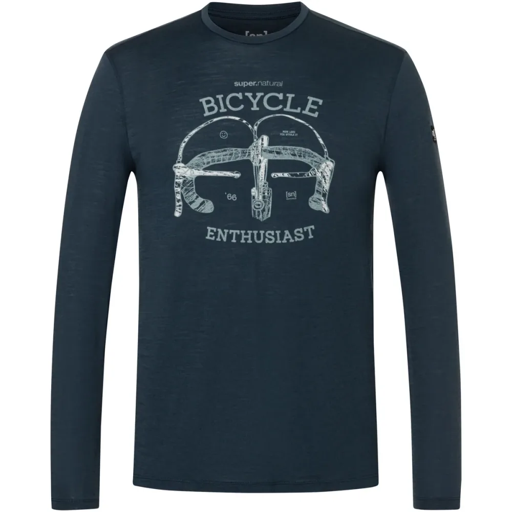 Super.Natural Herren Bike Enthusiast Longsleeve