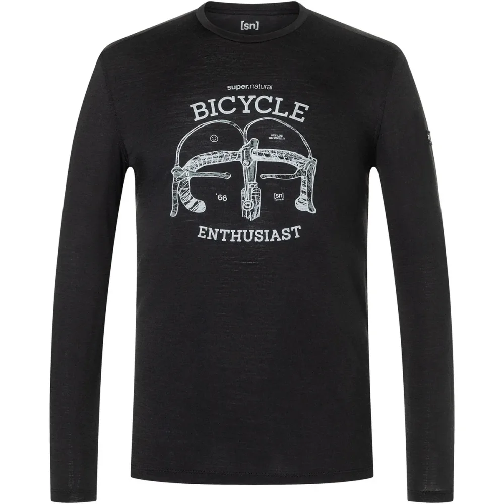 Super.Natural Herren Bike Enthusiast Longsleeve