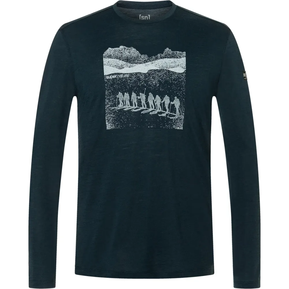 Super.Natural Herren Snow Trail Escape Longsleeve