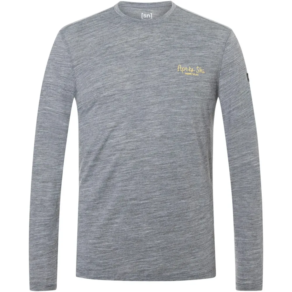 Super.Natural Herren Apres Ski Longsleeve